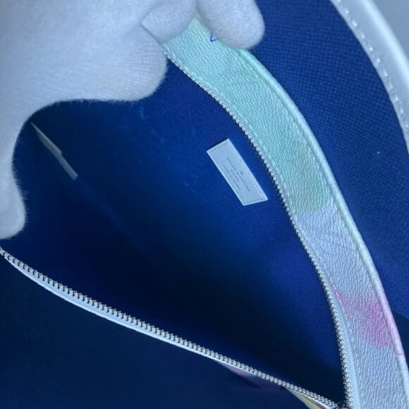 LOUIS VUITTON M45754 WatercolorMonogram Weekend Tote GM 2WAY Tote Bag Unused - Picture 12 of 14